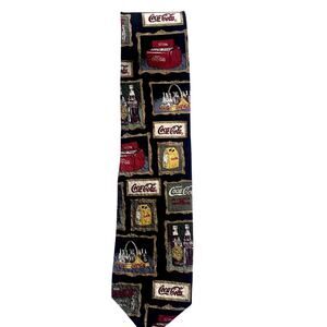 Coca-Cola Vintage Advertising 100% Silk Neck Tie NWT Anthony's Licensed Coke